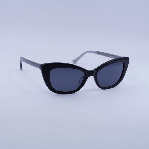 Kate Spade MERIDA/G/S 0807 IR Sunglasses Black Cat Eye Frame, Grey Lenses main image 5
